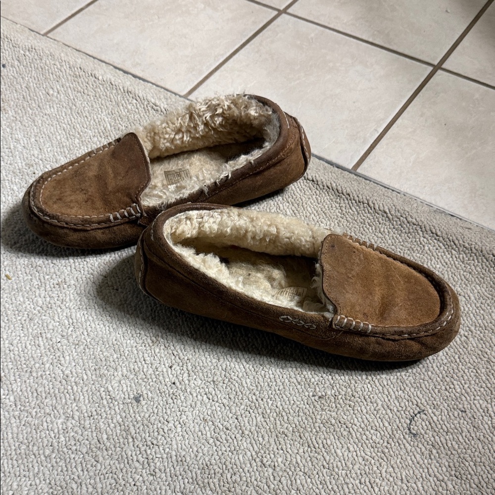 UGG Men's Tan Suede Loafers